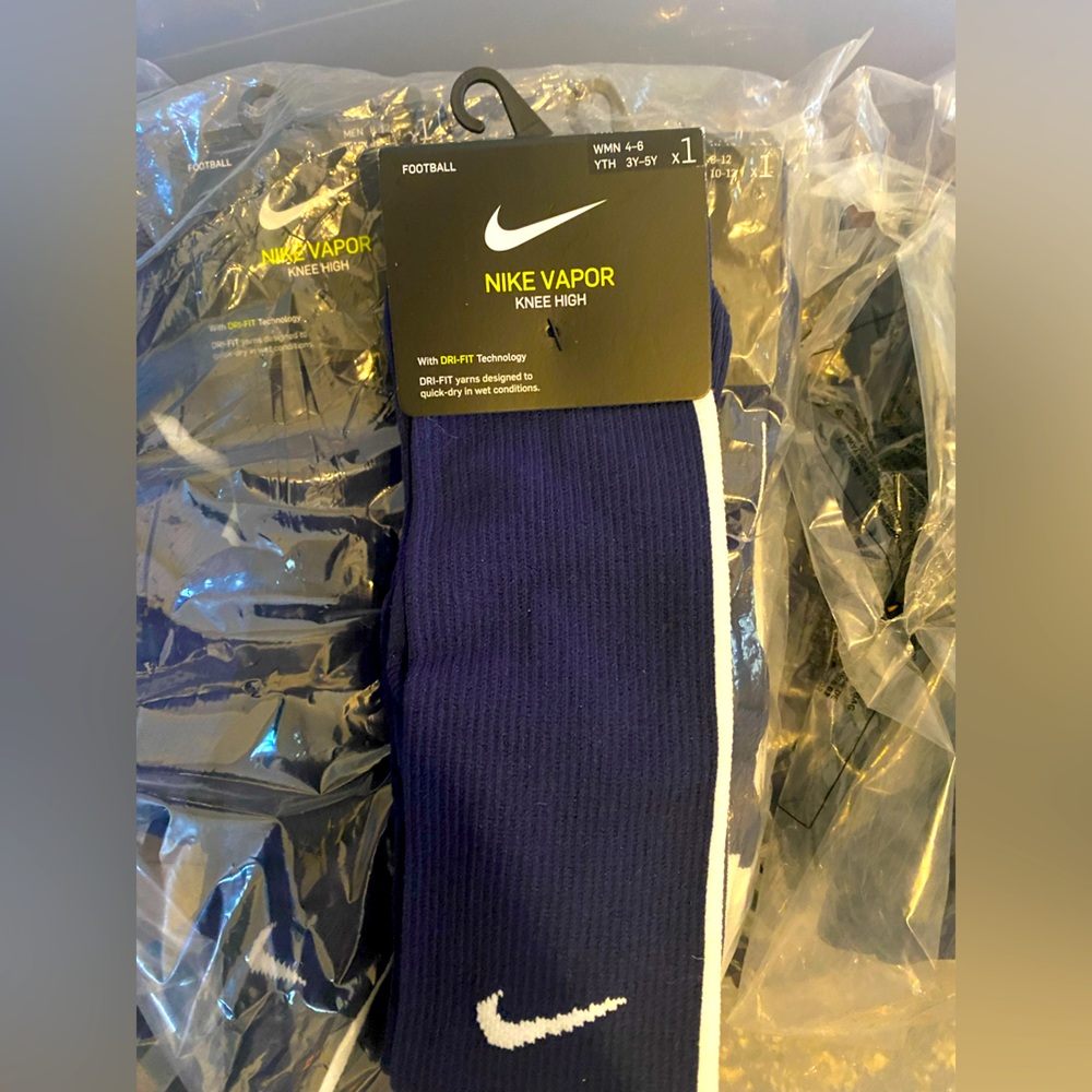 Nike Vapor Navy Football Soccer Socks NWT